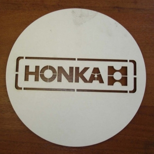 Трафарет для компании HONKA